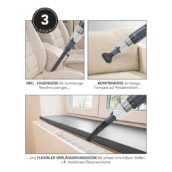 MAXXMEE Akku-Handstaubsauger 11,1V Anthrazit -Neuetischkultur-Shop 2166724000 prod 004