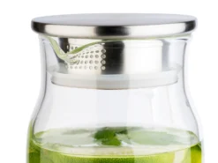 APS 1,5 Liter Glaskaraffe Glas/ Edelstahl -Neuetischkultur-Shop 2220436000 prod 005