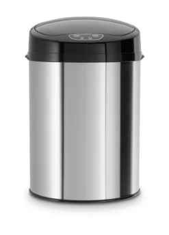 Echtwerk Badabfalleimer 9L Mit Sensor-INOX BRUSHED