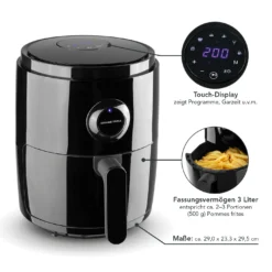 GOURMETmaxx Heißluft-Fritteuse Digital 3l 1400W -Neuetischkultur-Shop 2451855000 prod 004