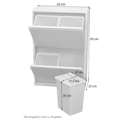 Möbel Direkt Online Mülltrenner (2Klappen/4Eimer) Madrid 9 Möbel Direkt Online Mülltrenner (2Klappen/4Eimer) Madrid -Neuetischkultur-Shop 8600243200 023 2370W prod 005 scaled