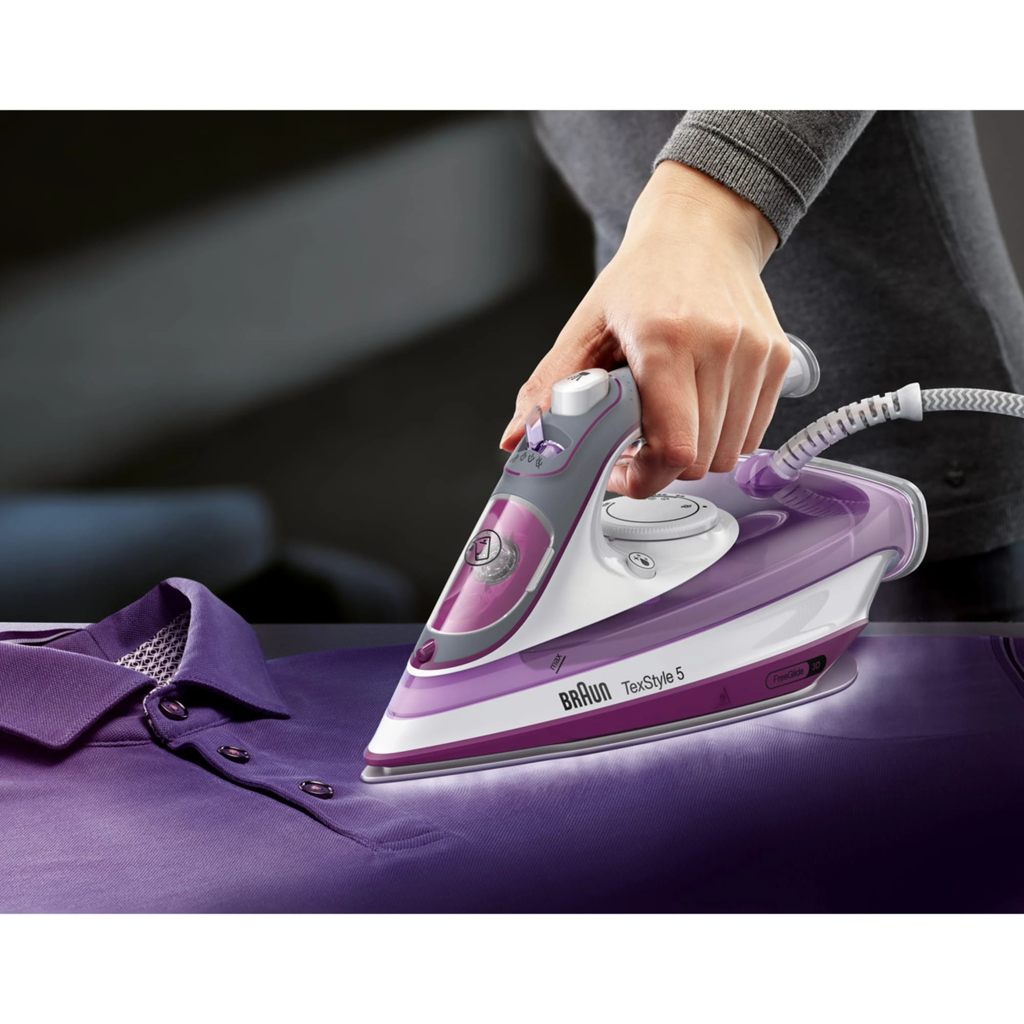 Braun Dampfbügeleisen TexStyle 5 SI 5037 VI 5 Braun Dampfbügeleisen TexStyle 5 SI 5037 VI – Bild 5