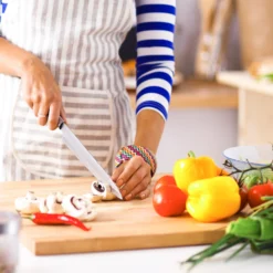 3 Cm Dickes XL Schneidebrett 50x35cm Bambus Holz Schneidbrett Holzbrett Küche -Neuetischkultur-Shop 8600295800 3950 prod 006