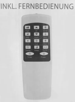 3in1 Mobile Klimaanlage Klima Gerät Entfeuchter 24h Timer Ventilator Auf Rollen -Neuetischkultur-Shop 8600296500 41538 prod 005