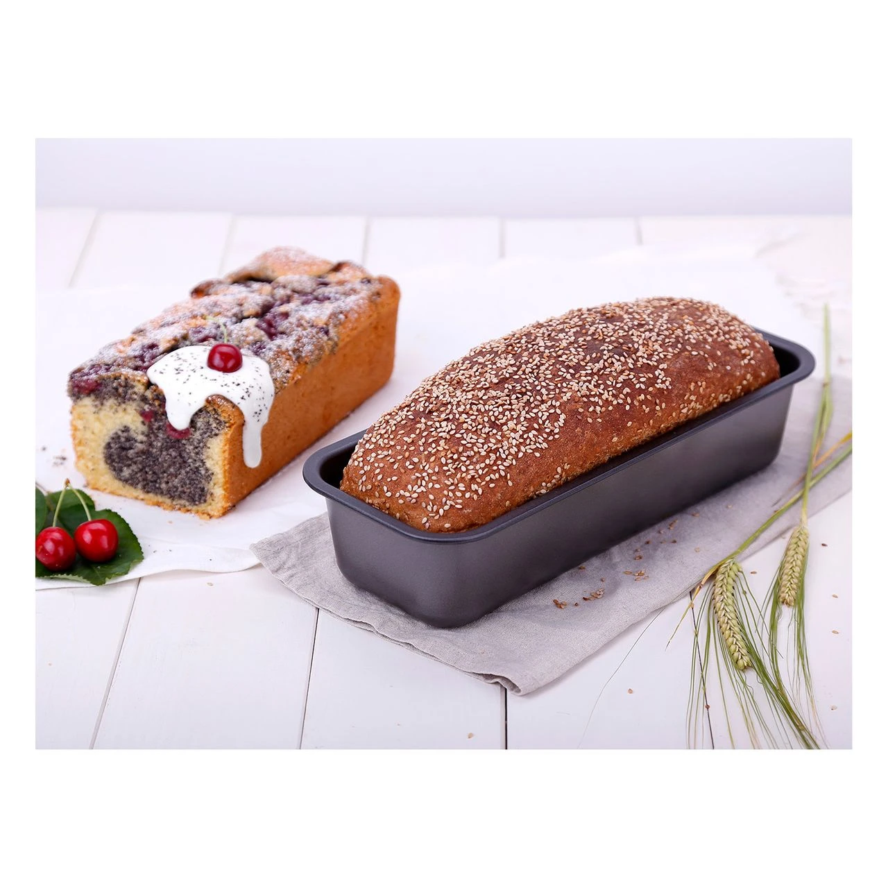 CHG 30er Kastenform, Antihaftbeschichtet, Ca. 32 X 13 X 7 Cm 2 CHG 30er Kastenform, Antihaftbeschichtet, Ca. 32 X 13 X 7 Cm – Bild 2