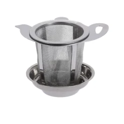 Neuetischkultur Teesieb Mit Auffangschale Edelstahl
