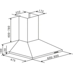 Umluftset Dunstabzugshaube + Filter - PKM 6091H 60cm Wandesse Aktiv -Neuetischkultur-Shop 8600349300 1419 prod 003
