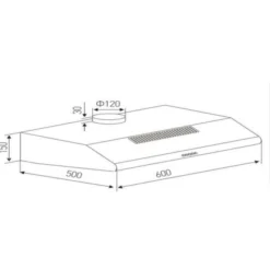 KHU-603 Edelstahl Dunstabzugshaube 60cm Unterschrank Unterbau Filter -Neuetischkultur-Shop 8600349300 1828 prod 006