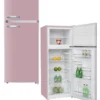 PKM GK210 SP Kühlgefrierkombination Pink Rosa Rose Retro Kühlschrank
