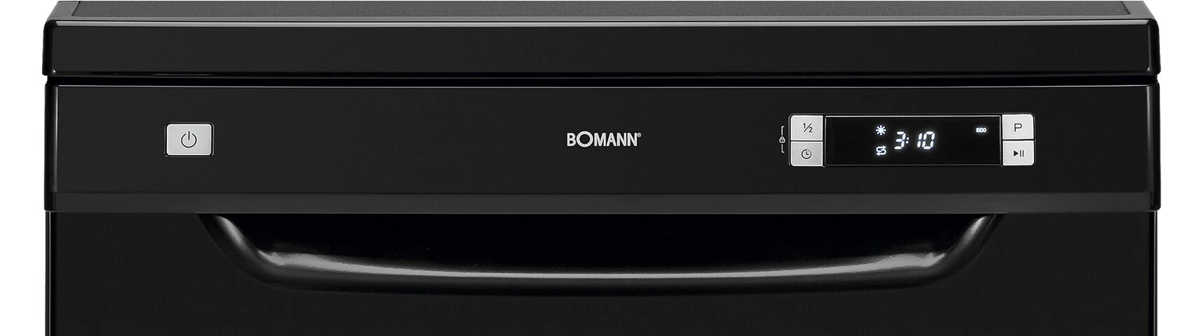 Bomann GSP 7408 Geschirrspüler Schwarz 60cm Freistehend Einbau 4 Bomann GSP 7408 Geschirrspüler Schwarz 60cm Freistehend Einbau – Bild 4