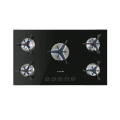 Trifecta 5 Gaskochfeld 5-flammig Triangle-Brenner Glaskeramik