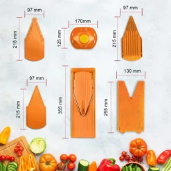 BÖRNER V3 TrendLine Mit Halter Und Multibox | Reibe & Gemüsehobel | Orange -Neuetischkultur-Shop 8600365100 6816 prod 006