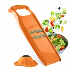 BÖRNER Roko PowerLine Mit Fruchthalter | Reibe & Gemüsehobel | Grün