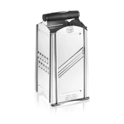 Börner Combi Chef Vierseitenschneider | Reibe, Vierkantreibe Mit Auffangbehälter Käsehobel Edelstahl Reibe Gemüsereibe Parmesanreibe